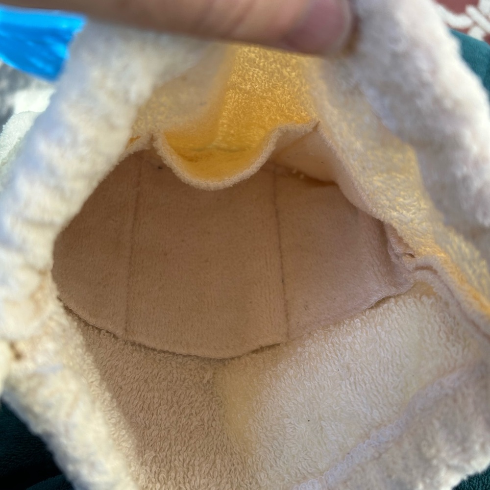 AVEDA Cream Terry Drawstring Pouch - Picture 4 of 8